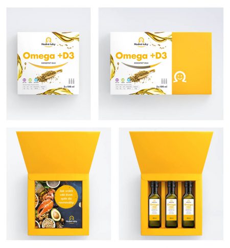 Omega +D3 konopný olej balení