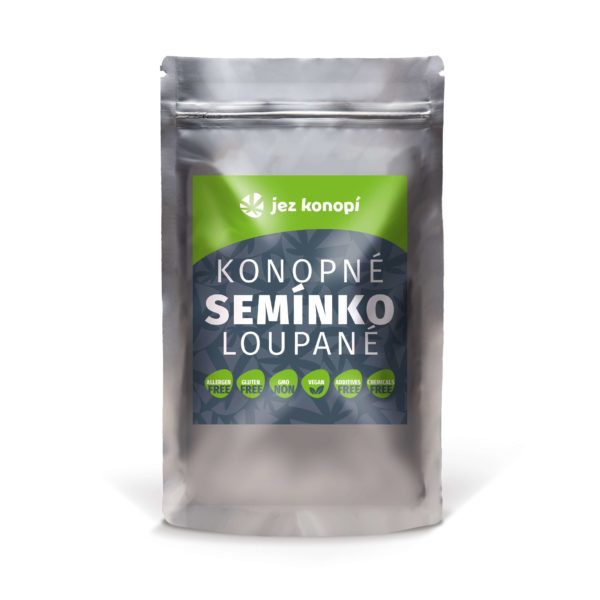 Konopné semienko lúpané Jez konopí